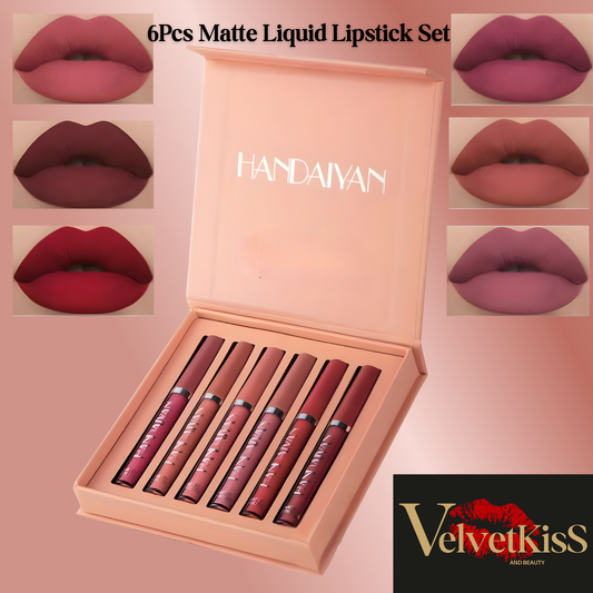 HANDAIYAN Matte Liquid Lipstick Set (darker shades)